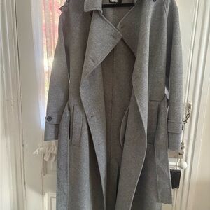 The Kooples Gray Trench Coat